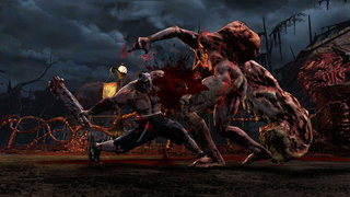 Illustration for article titled Splatterhouse Screens Get Chunks Of Stuff All Over The Place